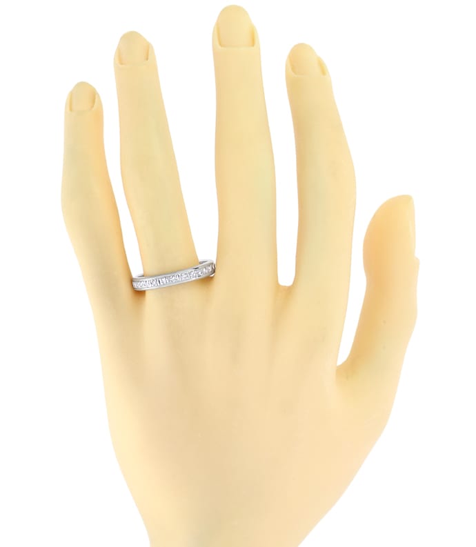 Foto 4 - Vollmemory-Weißgold-Ring mit 0,40ct Diamanten, S5422