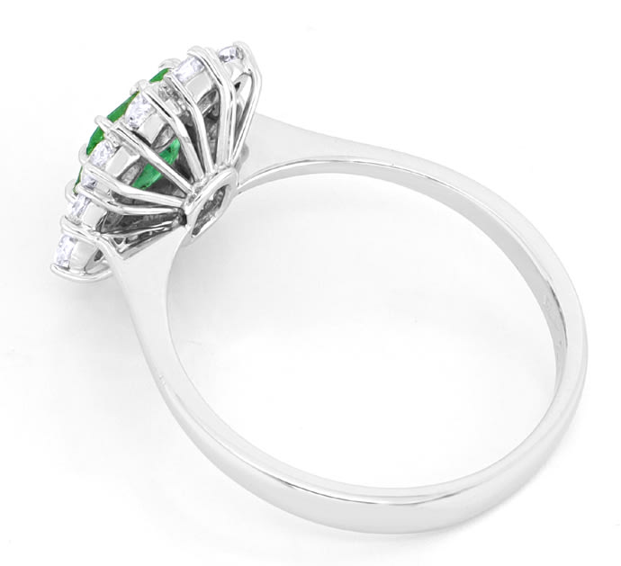 Foto 3 - Nobler Smaragd-Brillanten-Ring 18K Weißgold, S5936